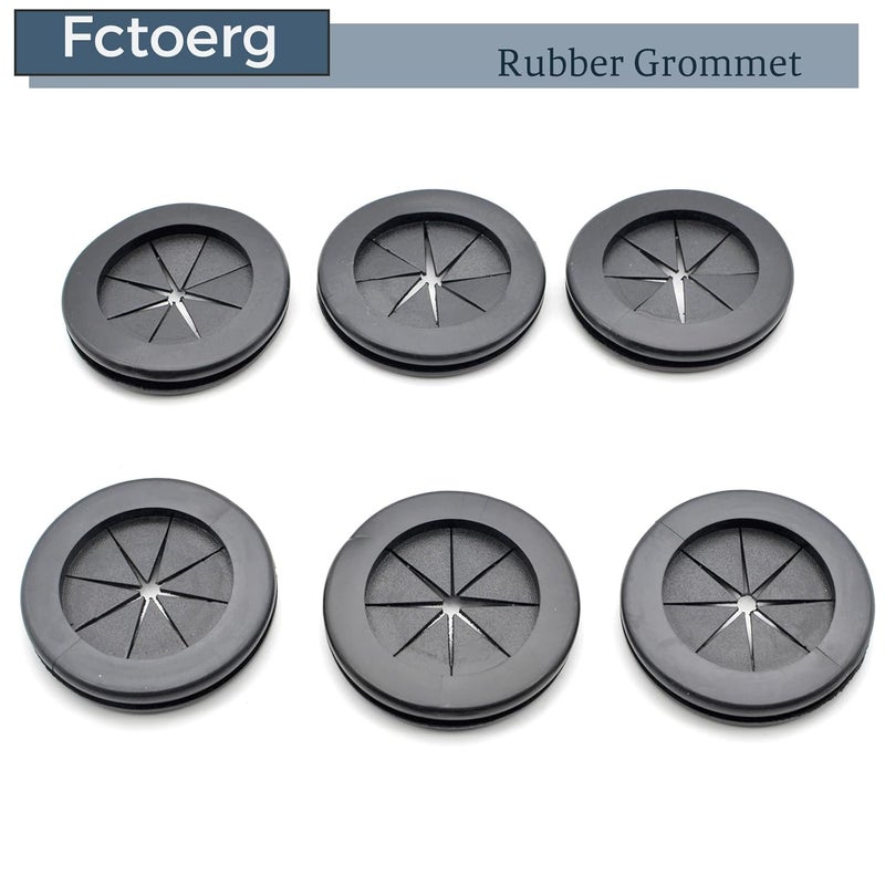 Fctoerg 2 Inch Rubber Grommets for Wiring Firewall Hole Plugs Wire Protection Grommet Electrical Appliance Tubing Plumbing 2" Drill Hole - Image 3